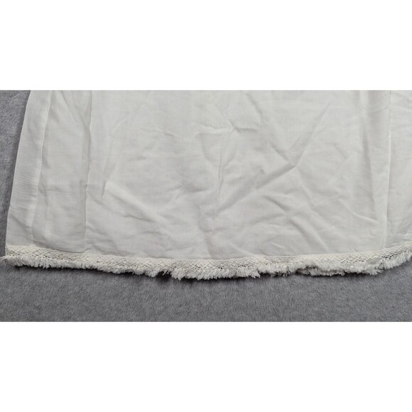 Be Blumarine Women Dress Size 10 Crochet Fringe Cutout Long Sleeve Delicate - Picture 3 of 11